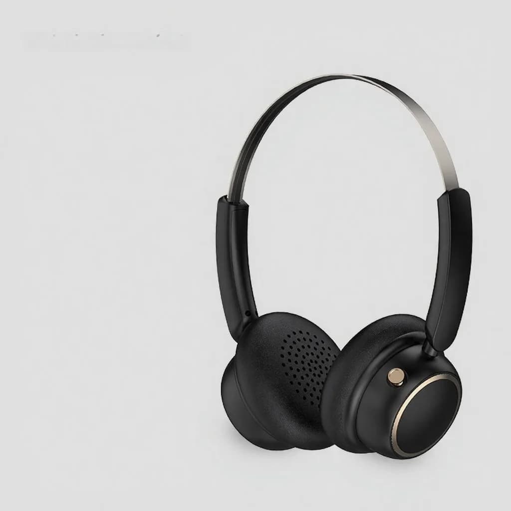 Retro kabellose Bluetooth-Kopfhörer mit Metallkopfband und langer Akkulaufzeit