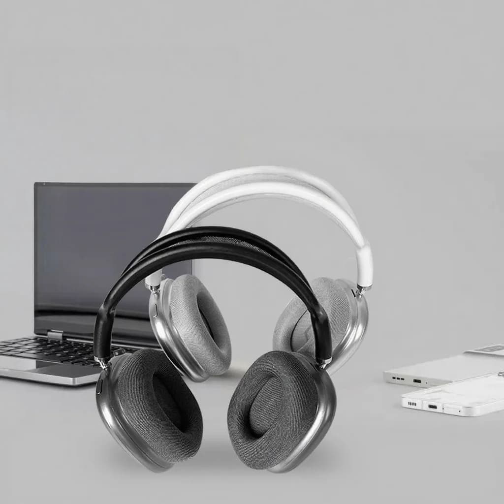 Kabellose Over-Ear-Kopfhörer mit magnetischen Ohrmuscheln und Mesh-Kopfband