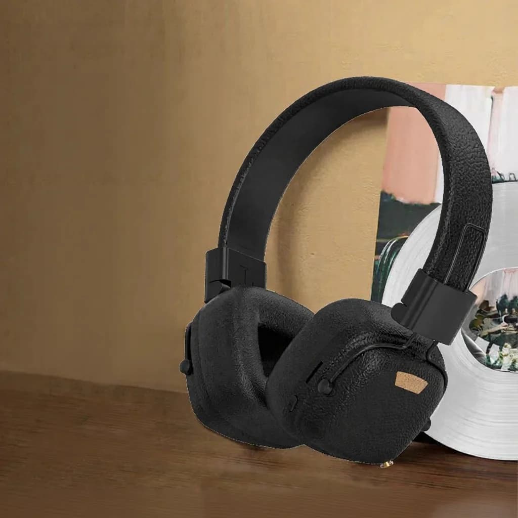 Retro Over-Ear Bluetooth-Kopfhörer mit EQ-Modi und faltbarem Design