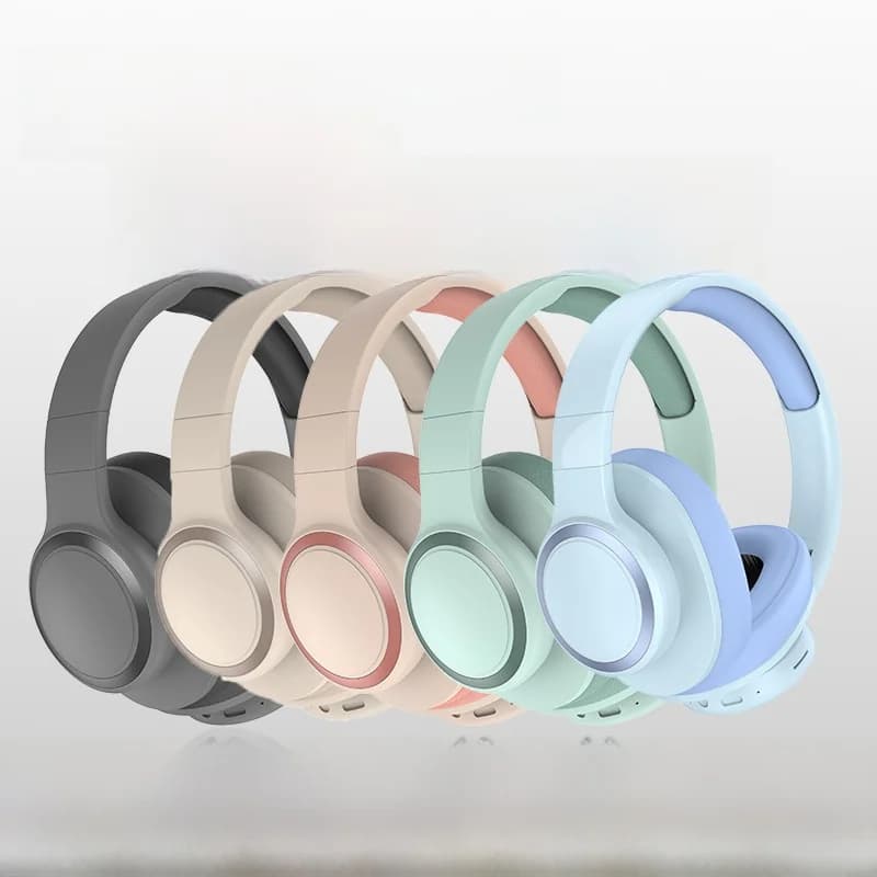 Kabellose Bluetooth Over-Ear-Kopfhörer mit FM-Radio und TF-Kartensteckplatz