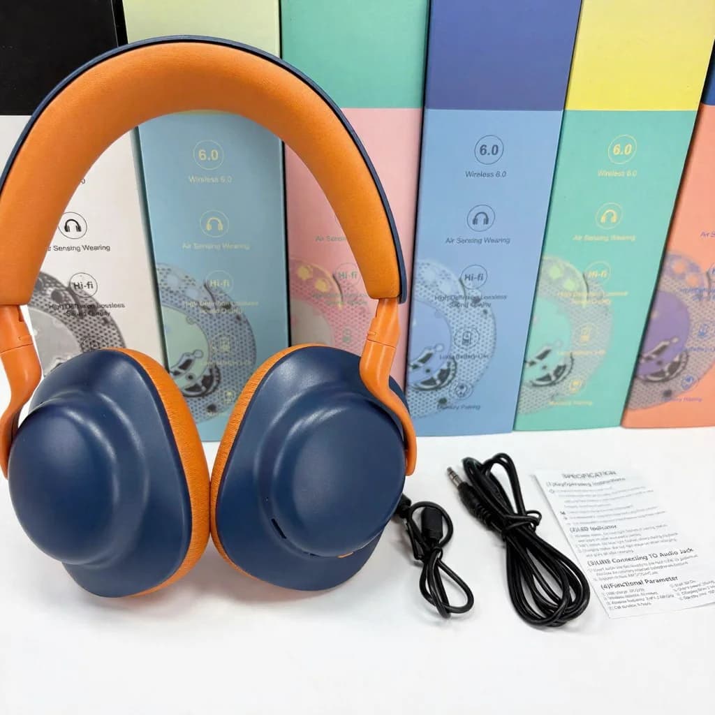Over-Ear Bluetooth-Kopfhörer mit FM-Radio und Type-C-Ladung