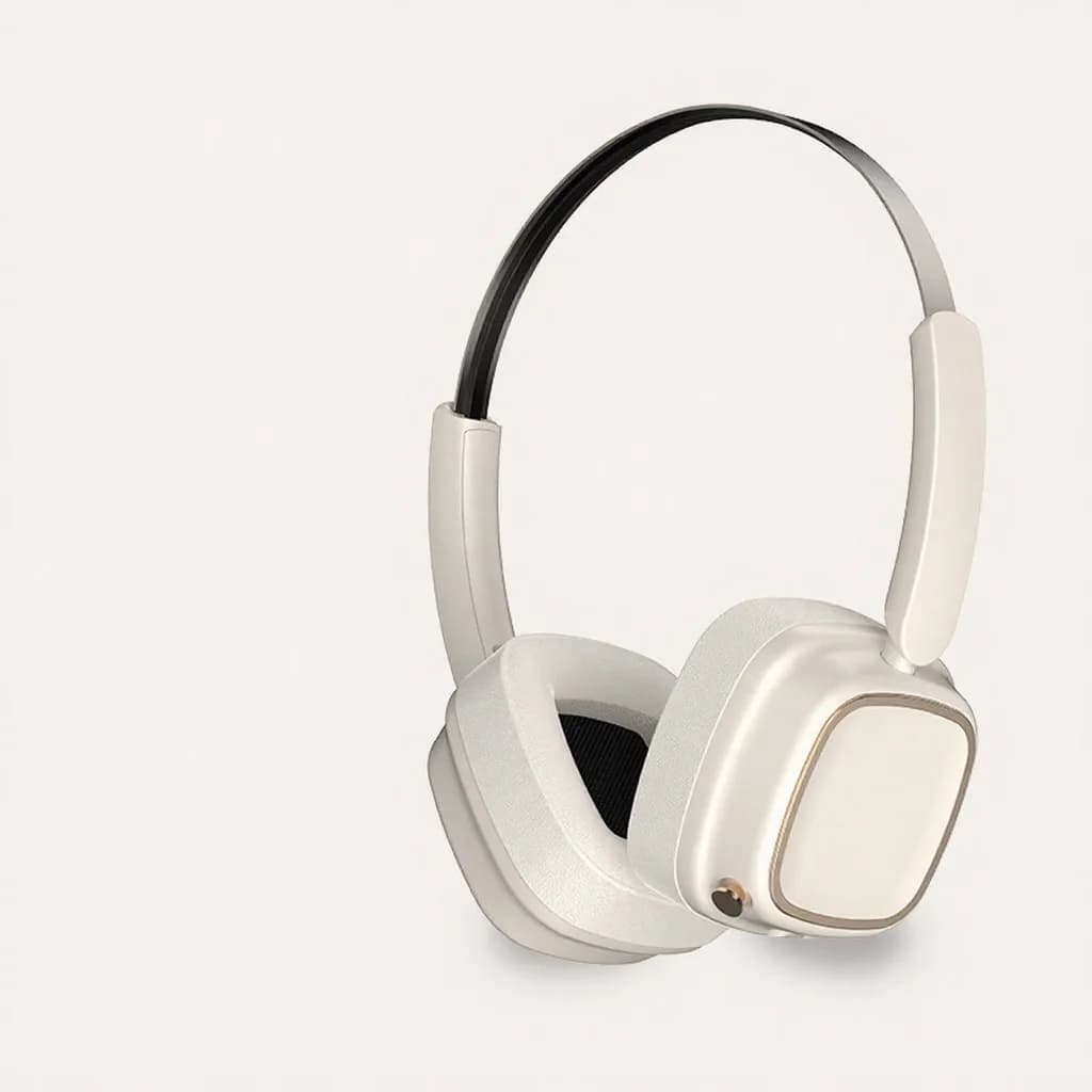 Retro Over-Ear Kopfhörer Bluetooth 5.4 Stereo Bass