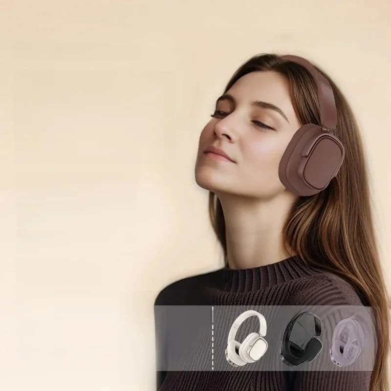 Retro Over-Ear Bluetooth-Kopfhörer mit ANC