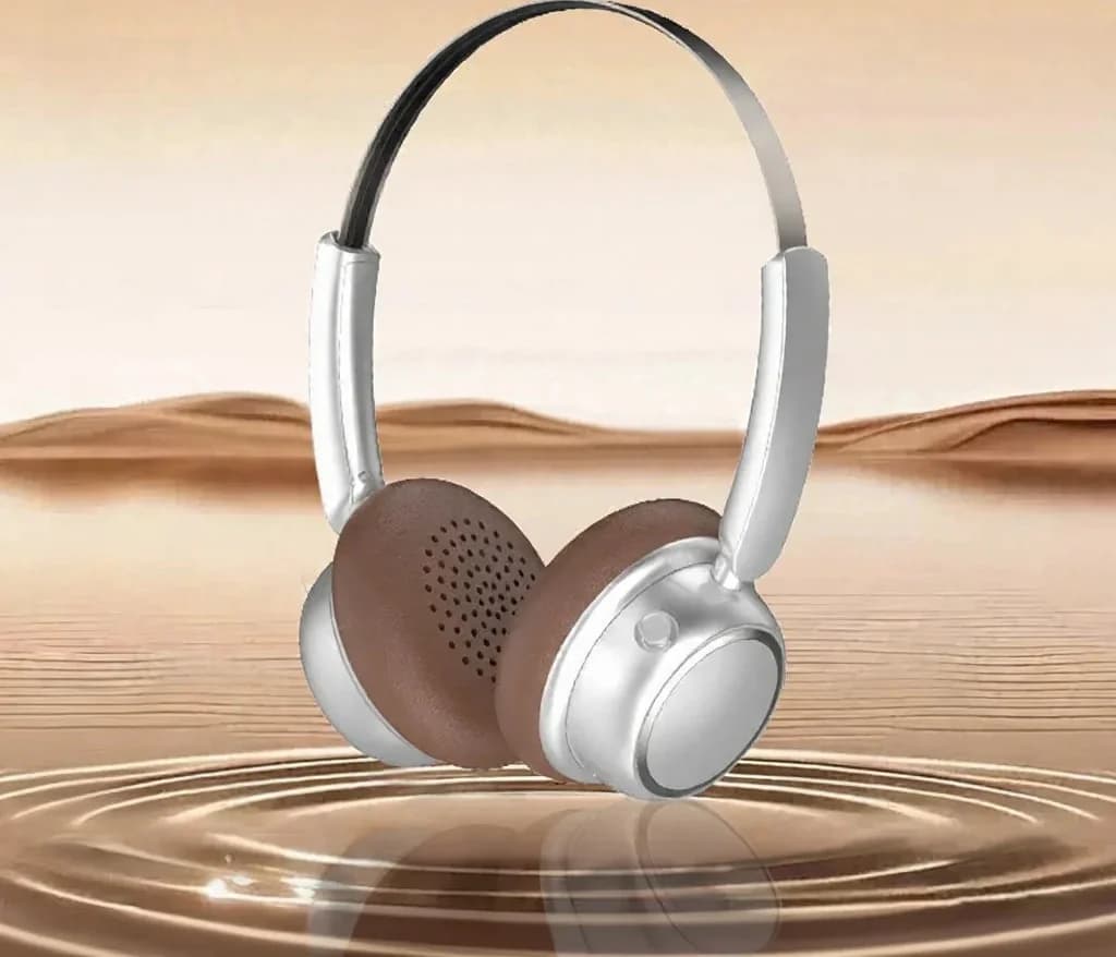 Retro Wireless Bluetooth-Kopfhörer mit Metallbügel und langer Akkulaufzeit