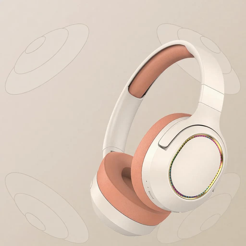 RGB Gaming-Kopfhörer kabellos Bluetooth Over-Ear Stereo-Headset