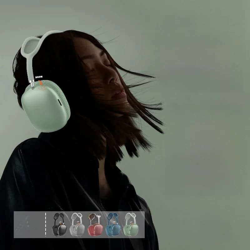 Bluetooth 5.4 Over-Ear-Kopfhörer mit Drehregler und FM-Radio