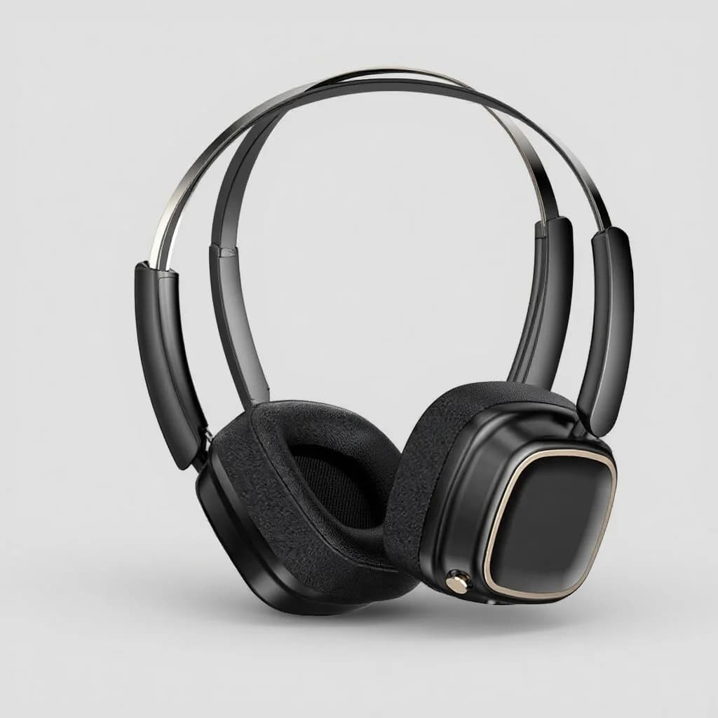 Retro Over-Ear Kopfhörer Bluetooth 5.4 Stereo Bass