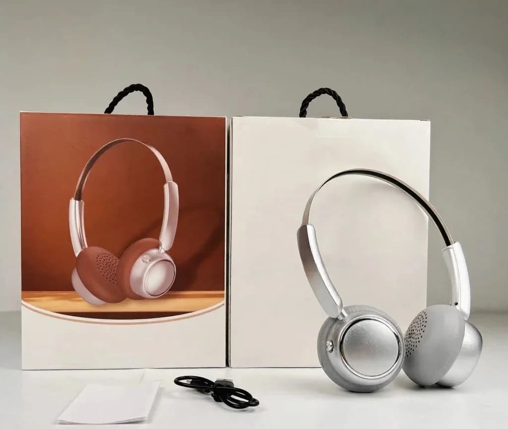 Retro Over-Ear Wireless-Kopfhörer mit FM-Radio und Bluetooth 5.4