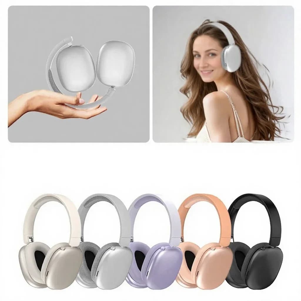 Over-Ear Wireless Bluetooth-Kopfhörer mit FM-Radio und TF-Kartenslot