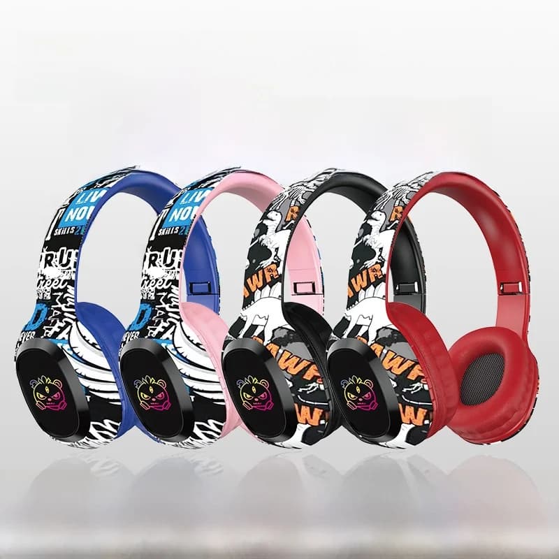 Kabellose Over-Ear Kopfhörer mit TF-Kartensteckplatz und Bluetooth