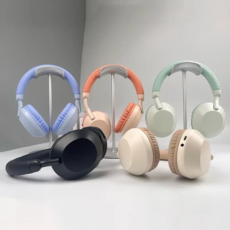Kabellose Bluetooth Over-Ear-Kopfhörer mit Tiefbass und Mikrofon