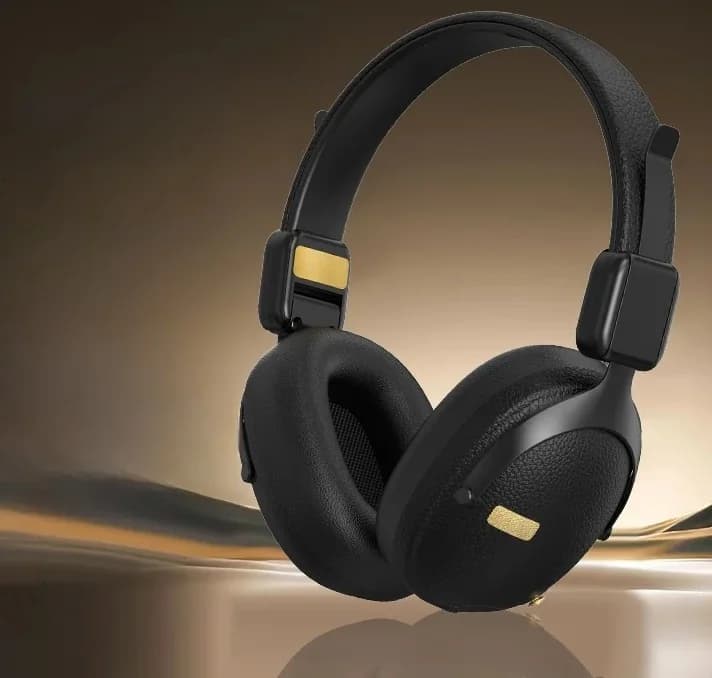 Retro Over-Ear-Kopfhörer mit Bluetooth 5.4 und langer Akkulaufzeit