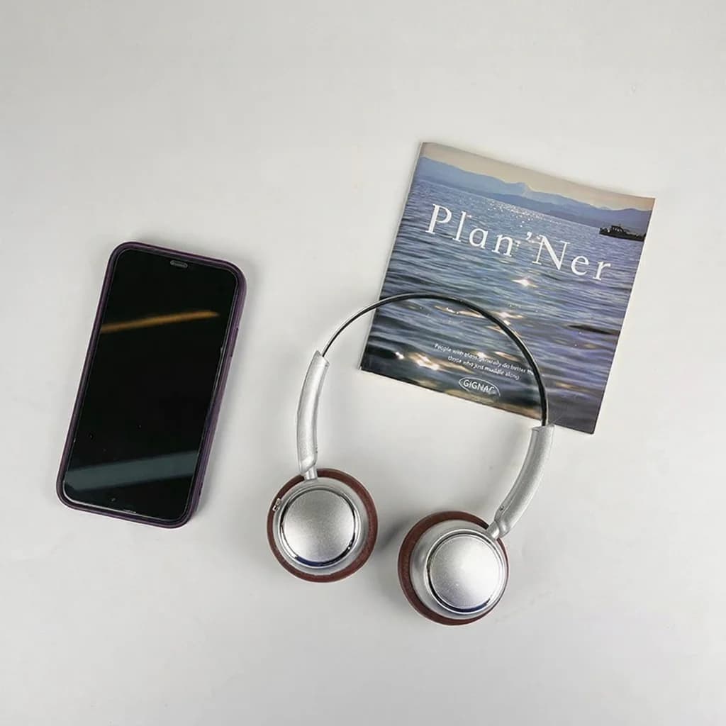 Retro Over-Ear Kopfhörer mit FM-Radio und Bluetooth 5.4