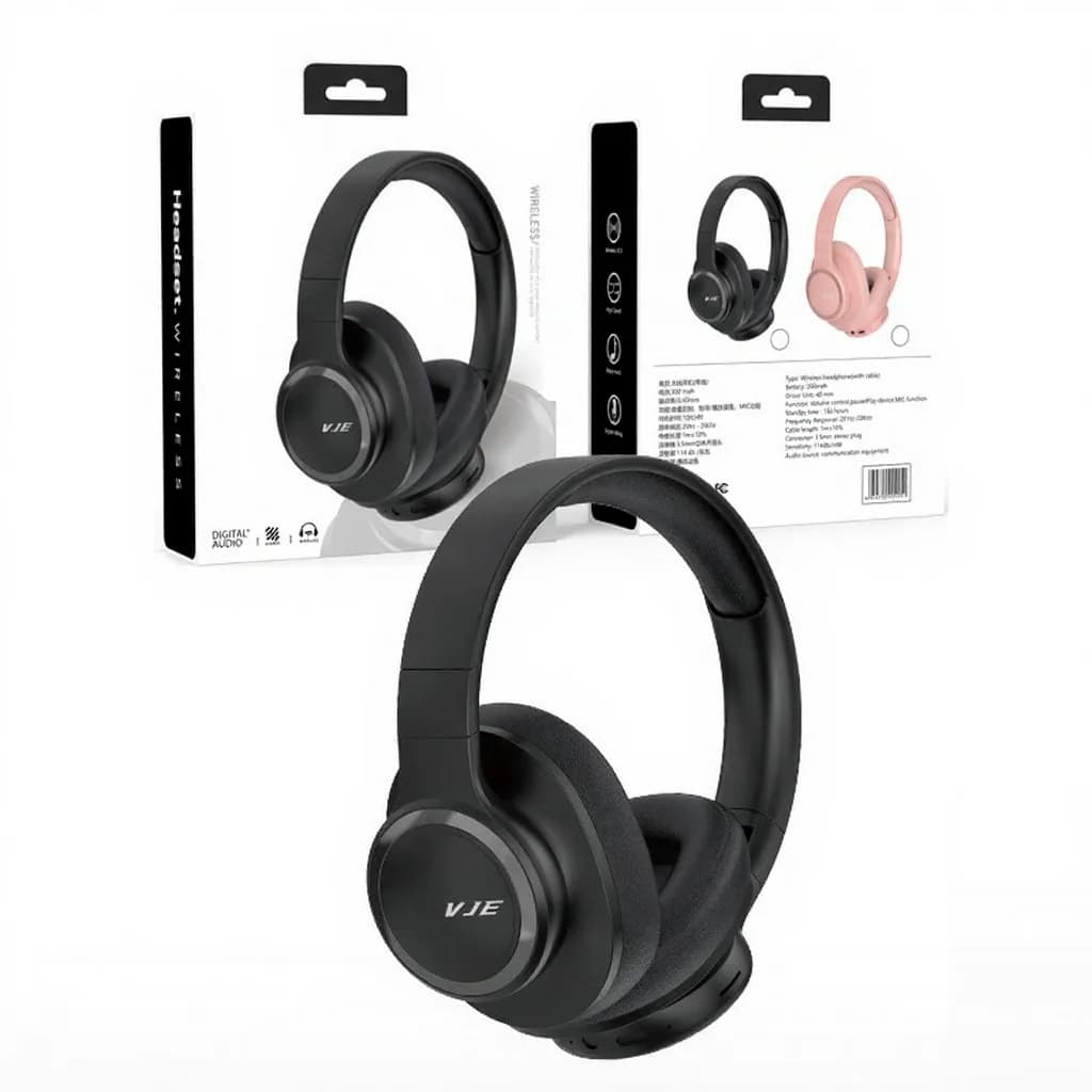 Wireless Over-Ear-Kopfhörer mit langer Akkulaufzeit und Bluetooth 5.4