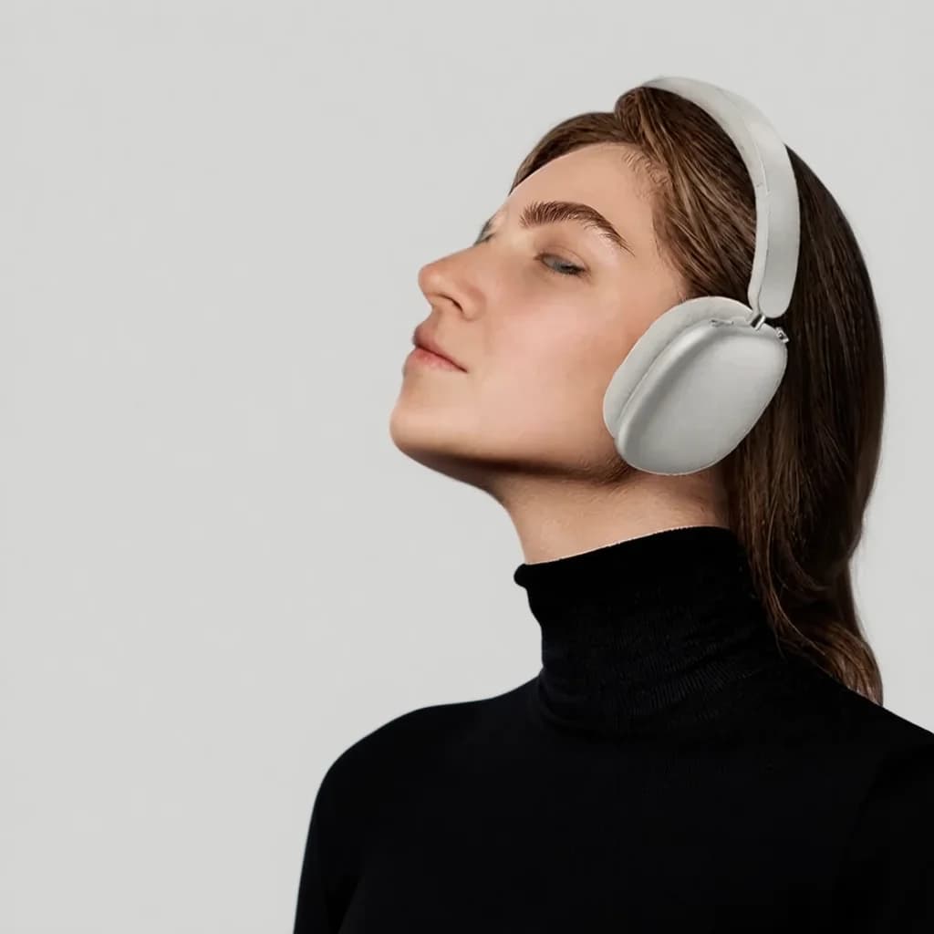 Over-Ear Kabellose Kopfhörer mit aktiver Geräuschunterdrückung und langer Akkulaufzeit