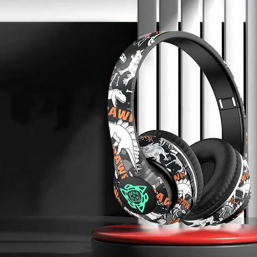 Kabellose Bluetooth Over-Ear-Kopfhörer mit Mikrofon, 40-mm-Treiber, 350-mAh-Akku