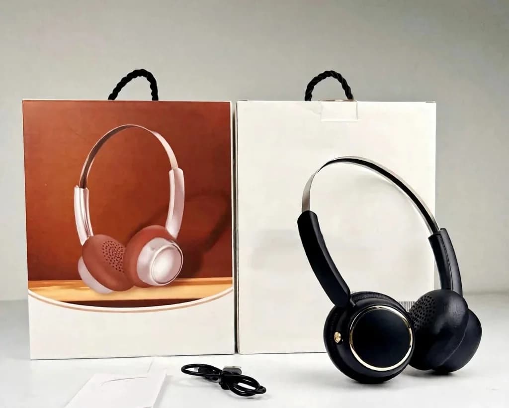 Retro Over-Ear Wireless-Kopfhörer mit FM-Radio und Bluetooth 5.4