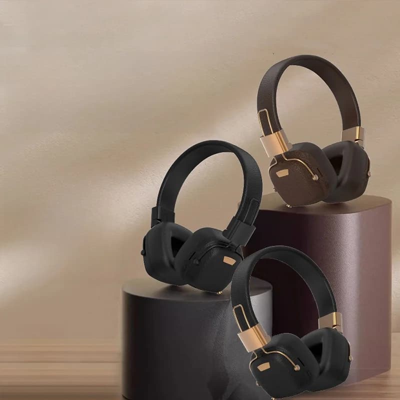 Retro Over-Ear-Bluetooth-Kopfhörer mit EQ-Modi und faltbarem Design
