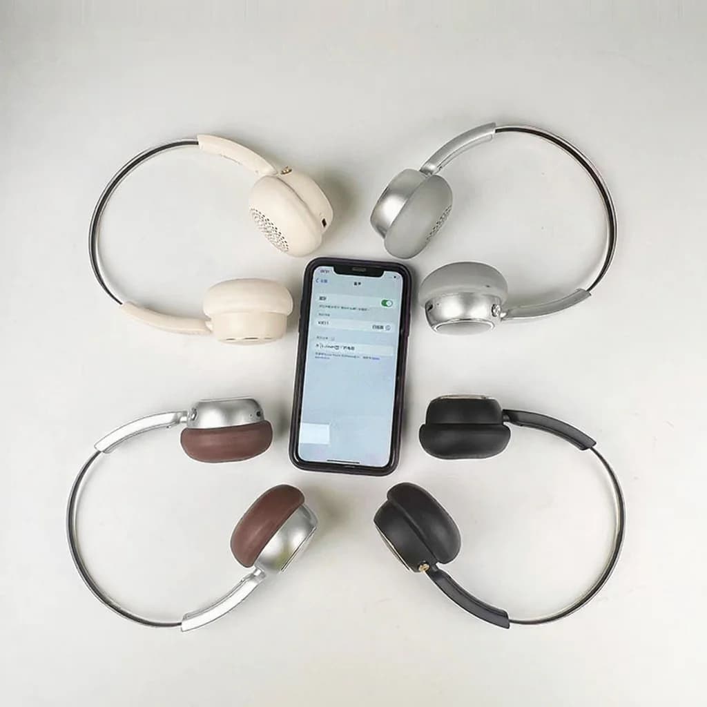 Retro Over-Ear-Kopfhörer mit FM-Radio und Bluetooth 5.4