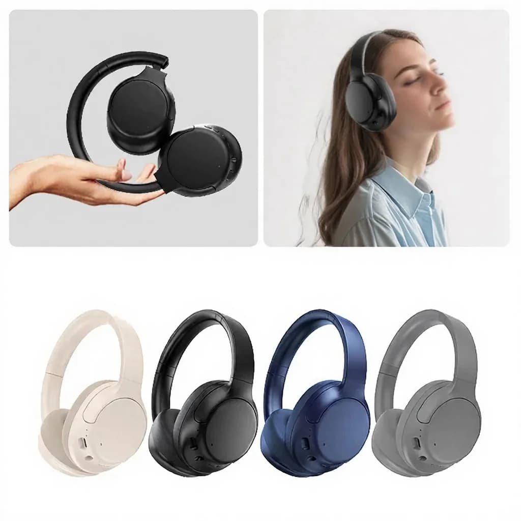 Kabellose Bluetooth-Kopfhörer mit ANC, Over-Ear, lange Akkulaufzeit
