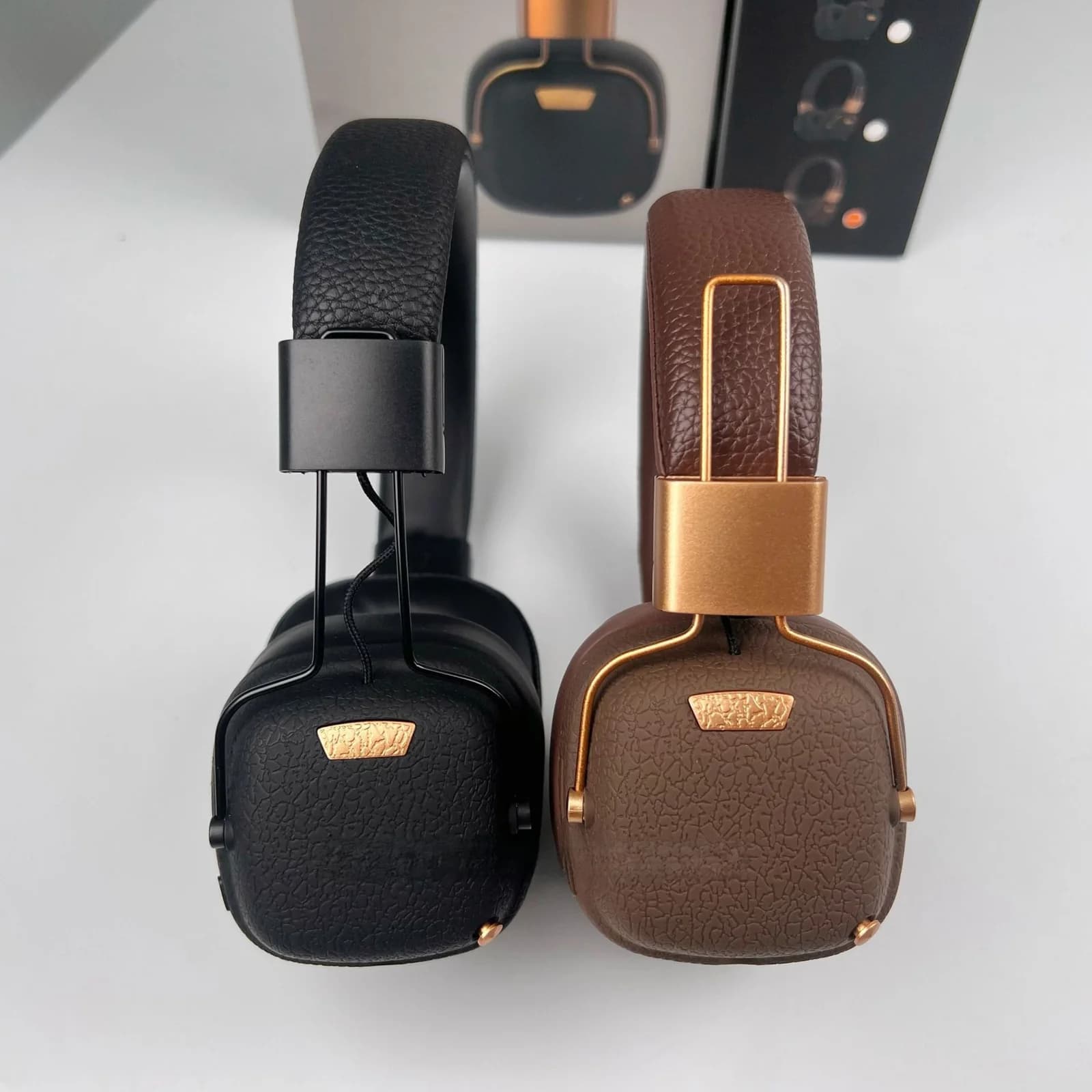 Retro Over-Ear Bluetooth-Kopfhörer mit EQ-Soundmodi