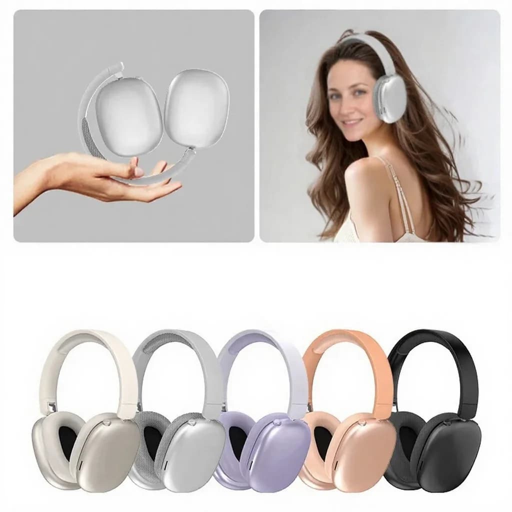 Kabellose Bluetooth Over-Ear Kopfhörer mit langer Akkulaufzeit