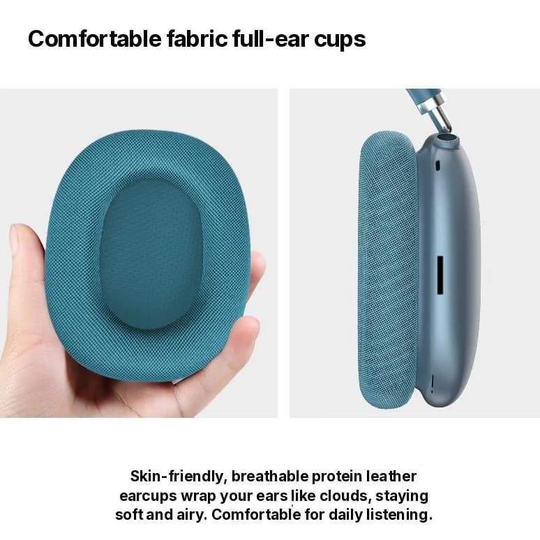 Bluetooth 5.4 Over-Ear Kopfhörer mit Drehregler und FM-Radio