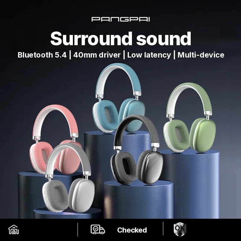 Wireless Over-Ear Kopfhörer mit FM-Radio und TF-Kartenslot