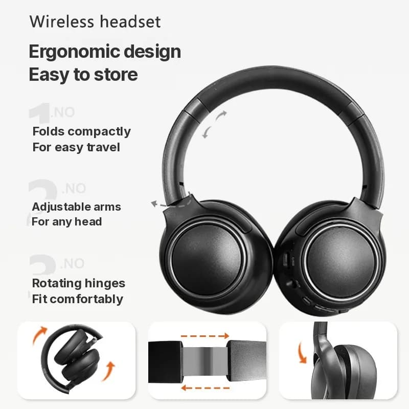 Wireless Over-Ear-Kopfhörer mit Noise Cancelling und langer Akkulaufzeit