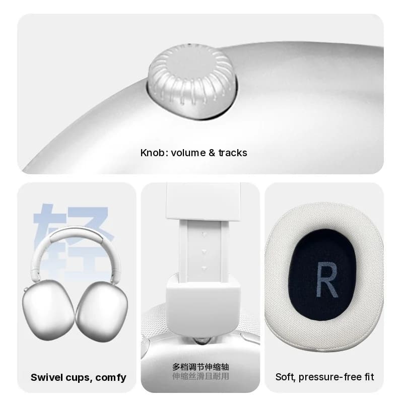 Kabellose Bluetooth Over-Ear Kopfhörer mit langer Akkulaufzeit