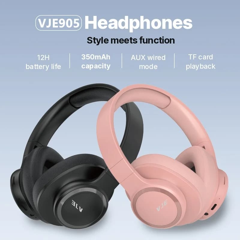 Wireless Over-Ear-Kopfhörer mit langer Akkulaufzeit und Bluetooth 5.4