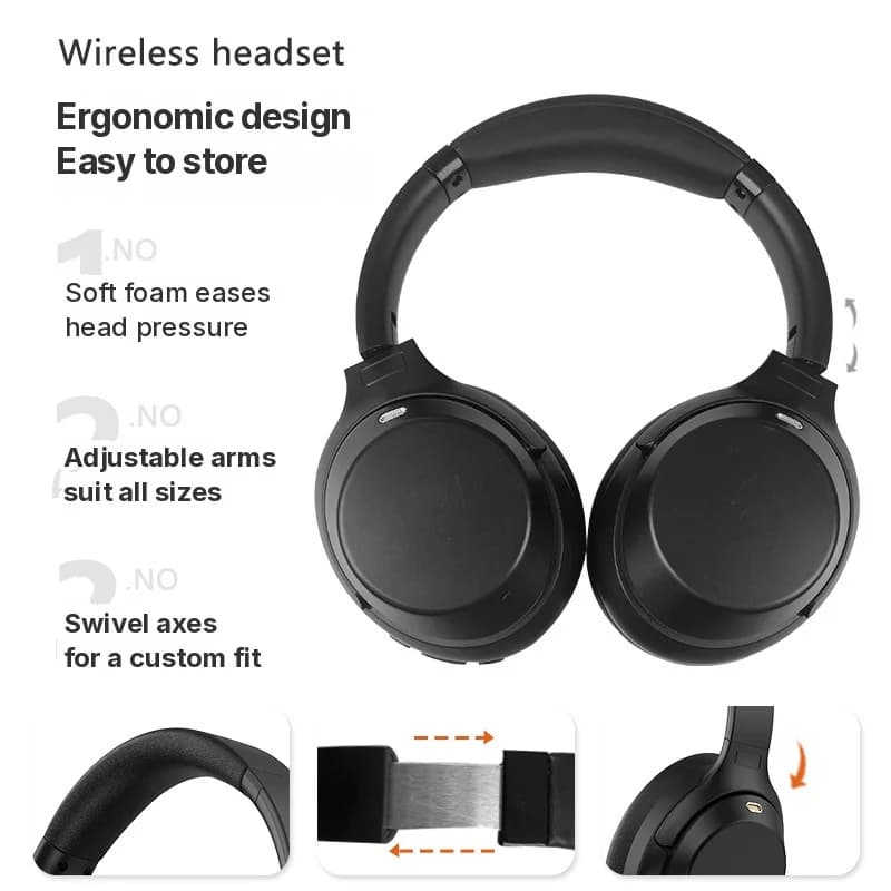 Kabellose Bluetooth Over-Ear Kopfhörer mit Active Noise Cancelling