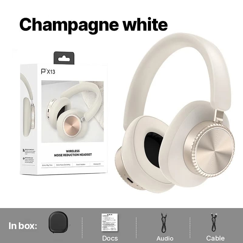 Over-Ear Wireless Bluetooth Kopfhörer mit Noise Cancelling und Etui