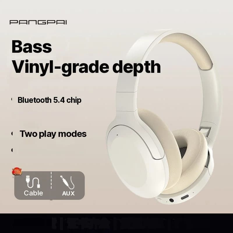 Kabellose Over-Ear Bluetooth-Kopfhörer mit geringer Latenz und langer Akkulaufzeit