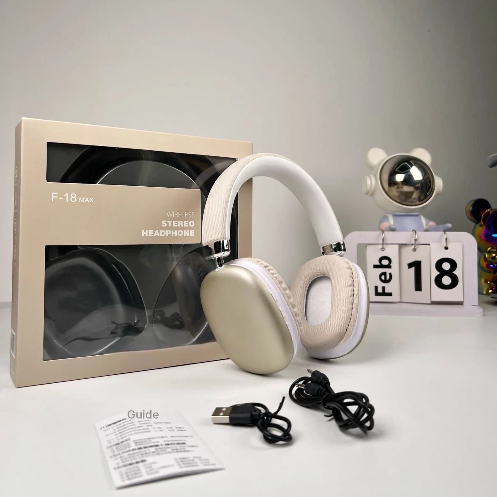 Kabellose Over-Ear-Kopfhörer mit Bluetooth 5.4 und langer Akkulaufzeit