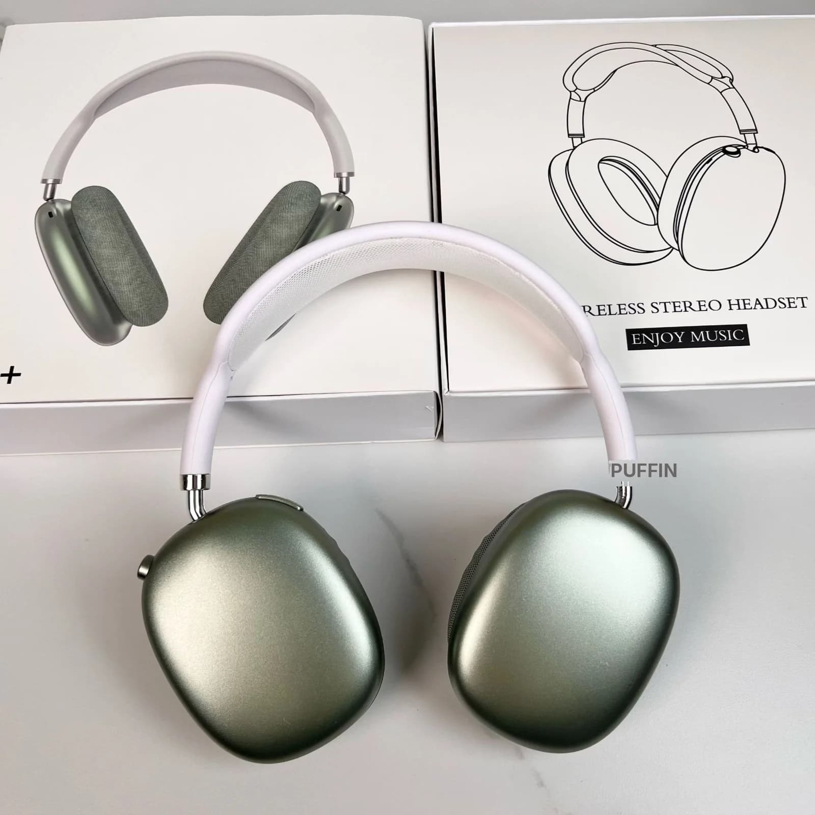 Kabellose Bluetooth Kopfhörer mit FM-Radio und TF-Kartensteckplatz