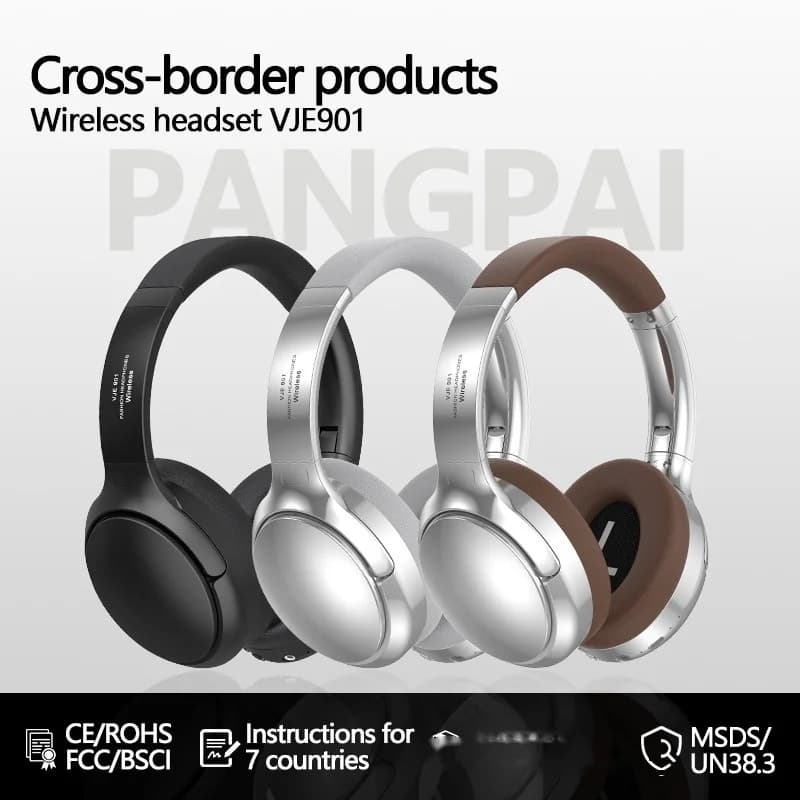 Retro Wireless Bluetooth Over-Ear-Stereo-Kopfhörer mit Mikrofon