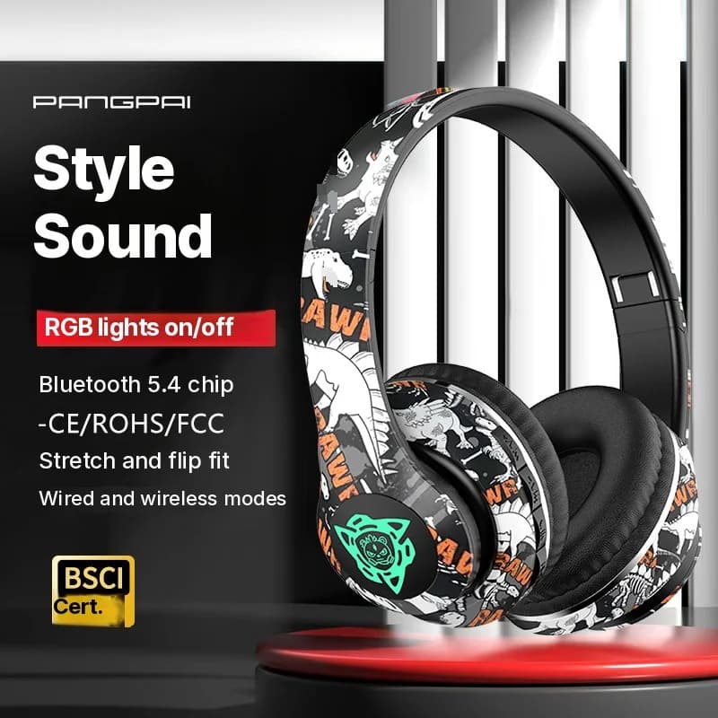 Kabellose Bluetooth Over-Ear-Kopfhörer mit Mikrofon, 40-mm-Treiber, 350-mAh-Akku