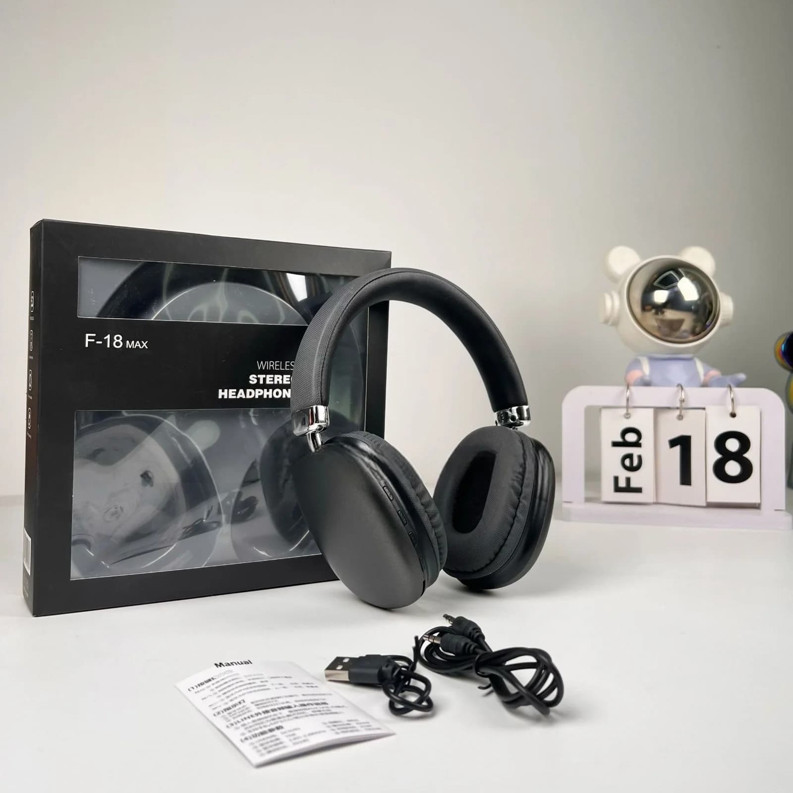 Kabellose Over-Ear-Kopfhörer mit Bluetooth 5.4 und langer Akkulaufzeit