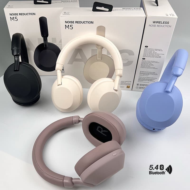 Aktive Noise-Cancelling Wireless Bluetooth Over-Ear-Kopfhörer Stereo