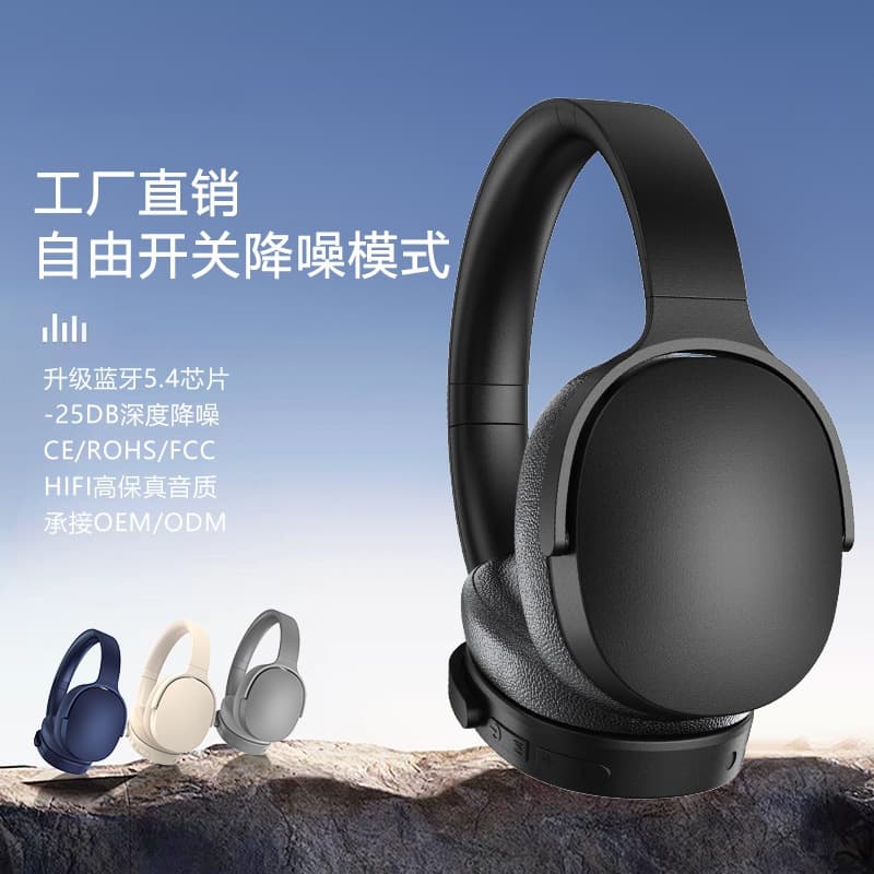 Over-Ear Bluetooth-Kopfhörer mit ANC und langer Akkulaufzeit