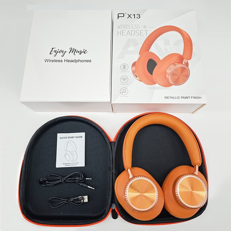Over-Ear Wireless Bluetooth Kopfhörer mit Noise Cancelling und Etui
